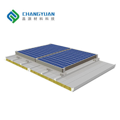 75mm isolierte photo-voltaische Dach-Platte Sandwich-Platten-Deckung