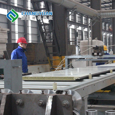 Vier PU-Wand der Nut-Zwischenwand-Metallplatten-50/75/100mm