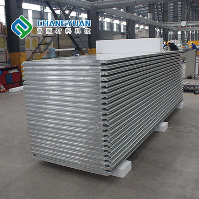 Vier PU-Wand der Nut-Zwischenwand-Metallplatten-50/75/100mm