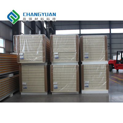 50mm PU-Sandwichwand-Platten-Polyurethan-struktureller Isolierplatten-Leichtgewichtler