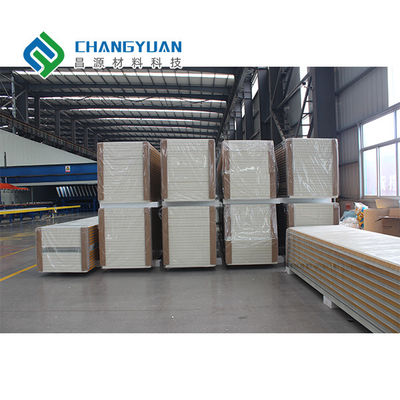50mm PU-Sandwichwand-Platten-Polyurethan-struktureller Isolierplatten-Leichtgewichtler