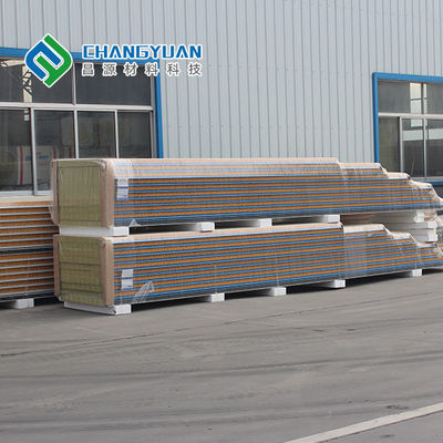 200mm PU-Sandwichwand-Platte mit Stahlplatten und Polyurethan-Isolierungs-Kern