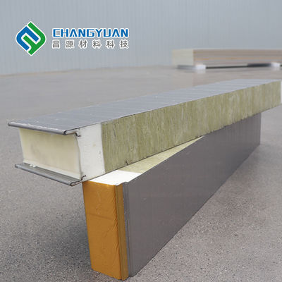 Wasserdichte PU-Sandwich-Platte der PU-Sandwichwand-Platten-200mm dekorative