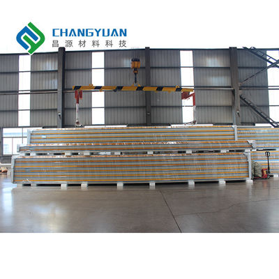 Shandongchangyuan PU-Sandwichwand-Platten-schalldichte verschiedene Farbe