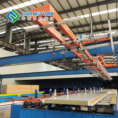 Shandongchangyuan PU-Sandwichwand-Platten-schalldichte verschiedene Farbe