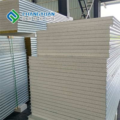 Zusammengesetzte Platte 50mm/75mm/100mm PVF SMP PVDF für Außenwand und Dach