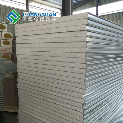Zusammengesetzte Platte 50mm/75mm/100mm PVF SMP PVDF für Außenwand und Dach