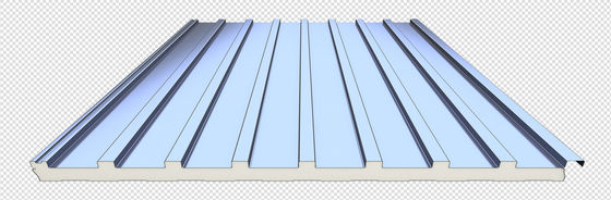 Wasserdichte 1000 mm breite isolierte Polyurethan-Sandwichplatten für Dachplatten