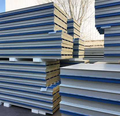 Silikon-Rocke Kern feuerfeste Sandwich-Panel-Wand für nachhaltige Gebäude