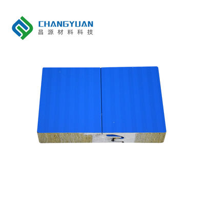 Feuerfeste 75mm Steinwolle Sandwich-Wandpaneele - Die perfekte Lösung für die Gebäudeisolierung