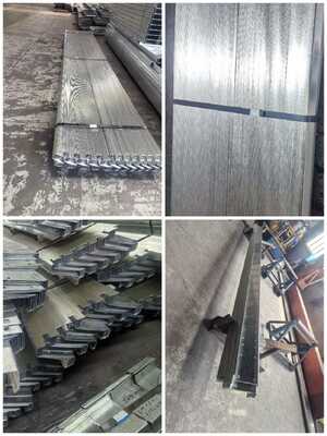 Hohe Korrosionsbeständigkeit Wellmetalldecken mit einer Tragfähigkeit von bis zu 500 kg/m2 und einer Dicke von 0,7 mm bis 1,5 mm für die Strukturunterstützung